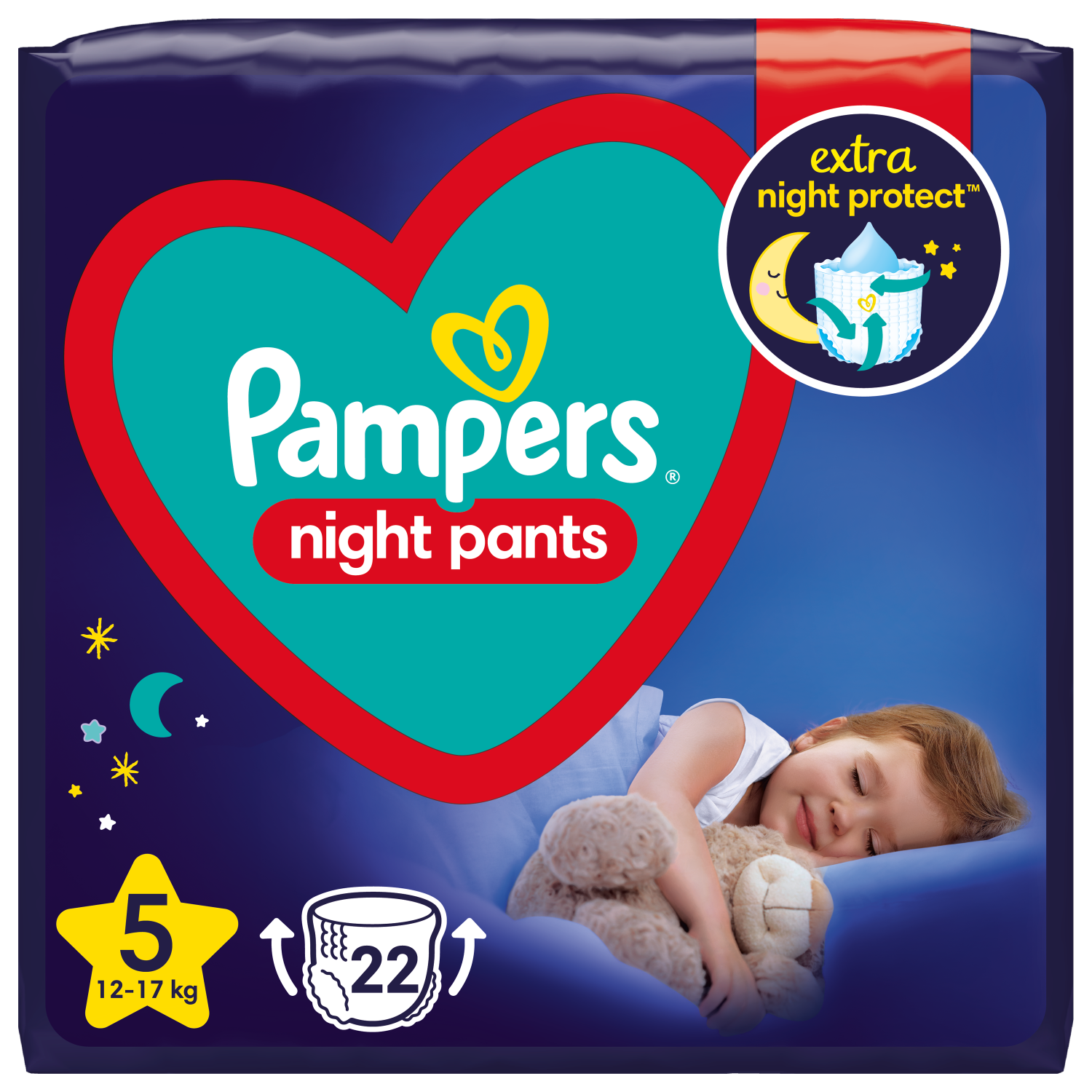 pampers pants dla leżącego dziecka