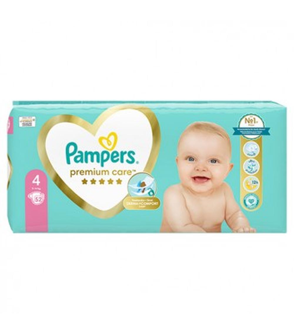 pampers premium care 4 52sztuki