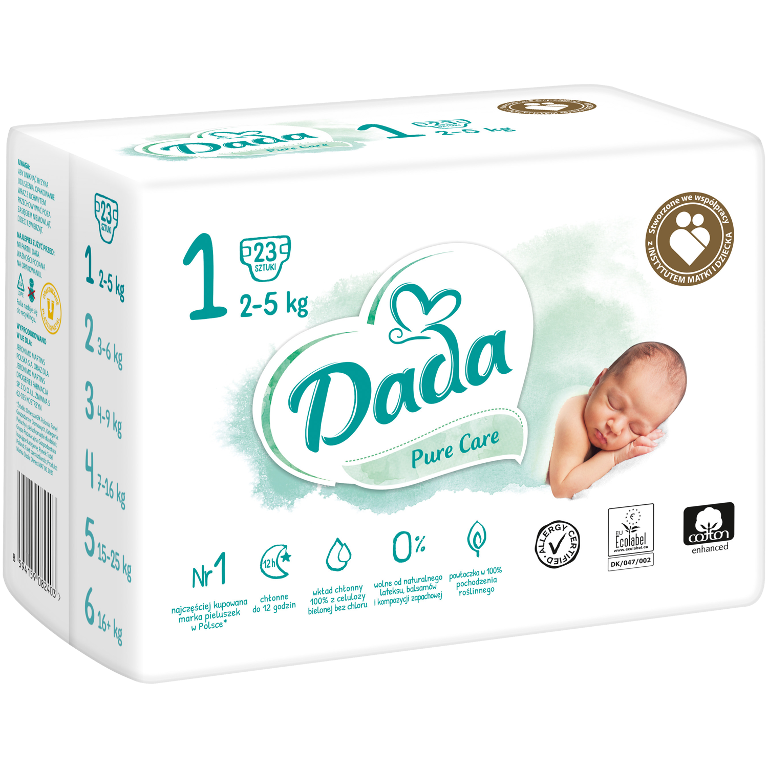 dada premium midi pieluchy 60 szt hebe cena