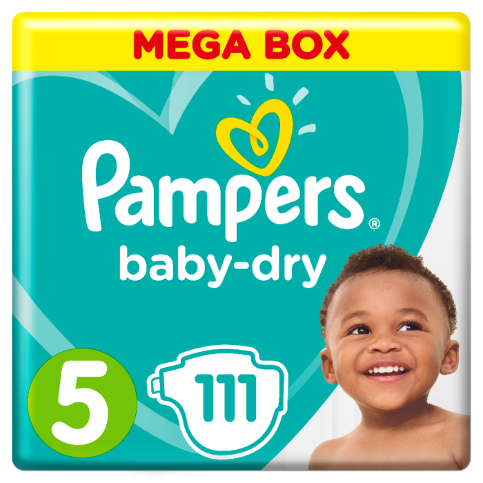 giga pack pampers baby dry 5