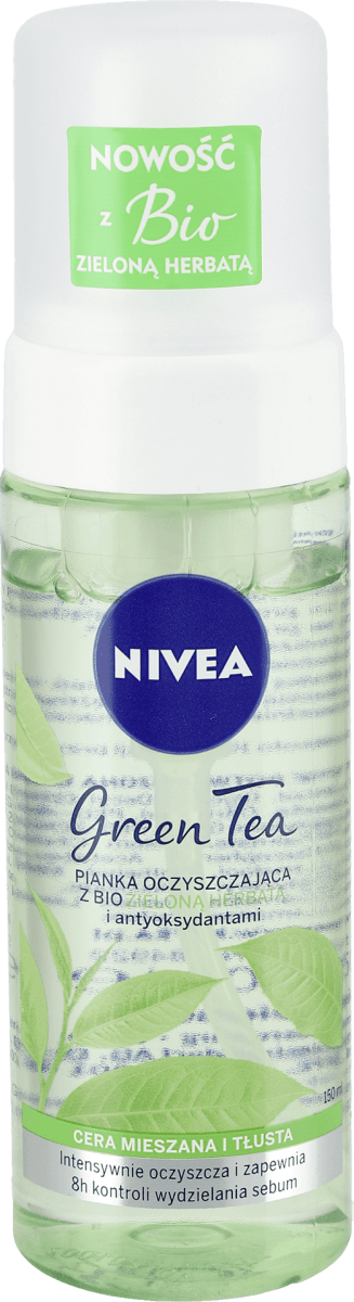 pianka do oczyszczania twarzy green tea