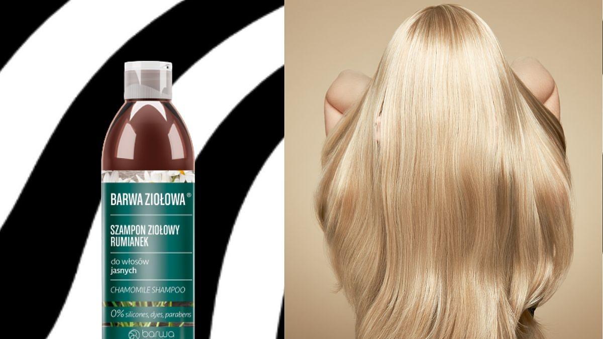szampon rumiankowy do wlosow blond barwa zioła efekty