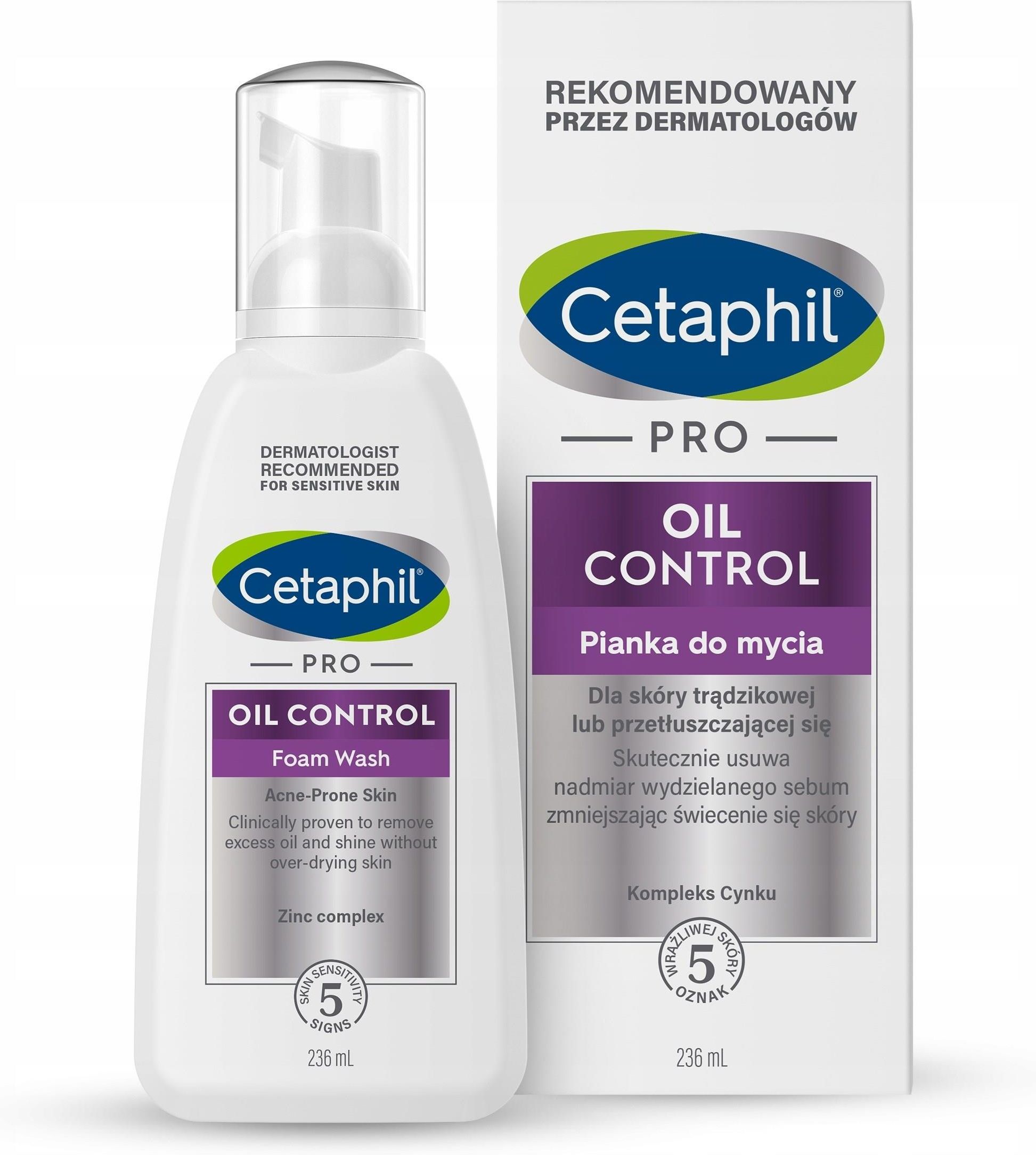 cetaphil oil control pianka do mycia twarzy