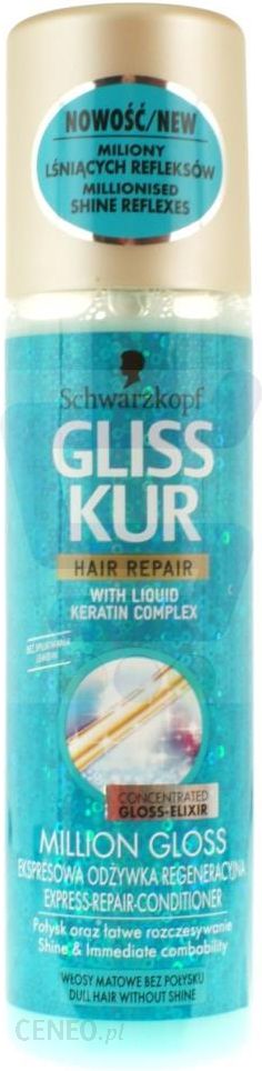 gliss kur million gloss ekspresowa odżywka regeneracyjna do włosów skład