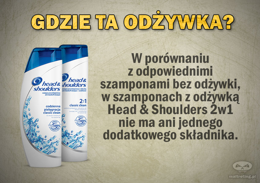 czy szampon head shoulders ma silikony