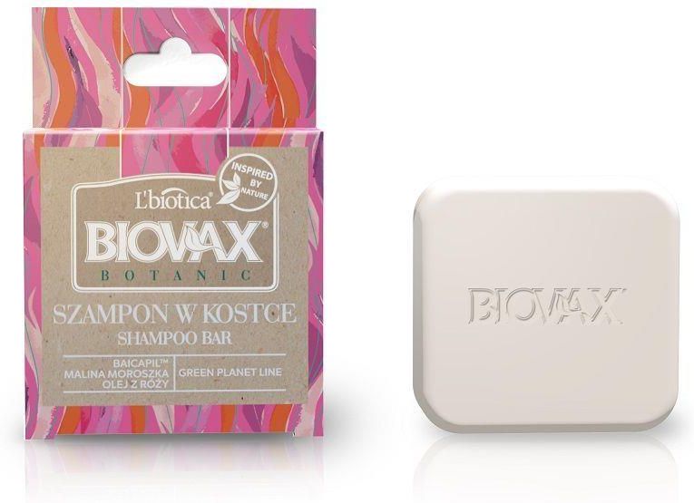 lbiotica biovax szampon w kostce malina róża i baicapil 82g