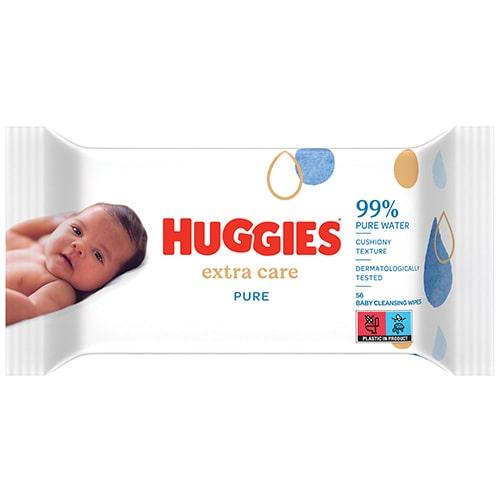 huggies chusteczki nawilżane pure 64szt