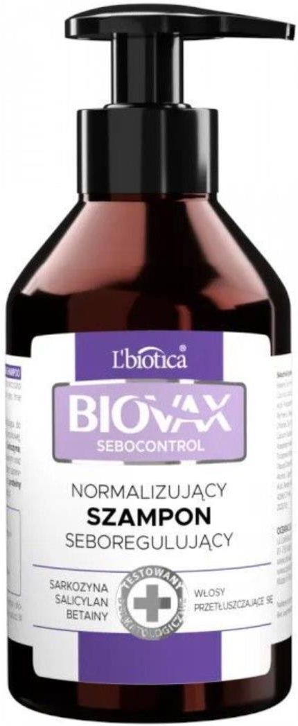 biovax szampon włosy przetłuszczające się opinie