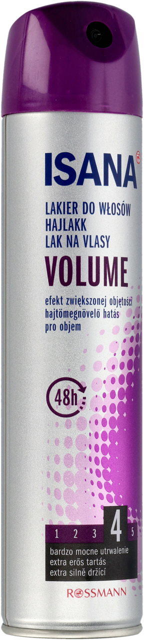 lakier do włosów volume isana