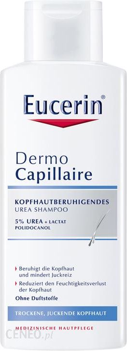eucerin dermocapillaire szampon kojący z mocznikiem