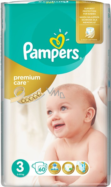 pampers premium care 3 midi 4-9kg 60 erhfbyf