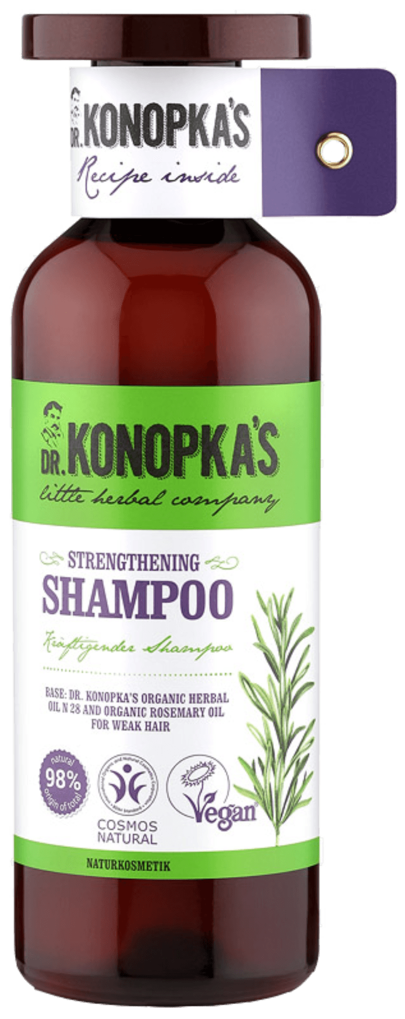 szampon do włosów wzmacniający 500ml dr.konopkas bio