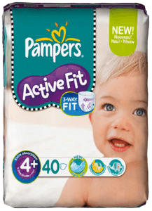 active fit pampers aanbieding