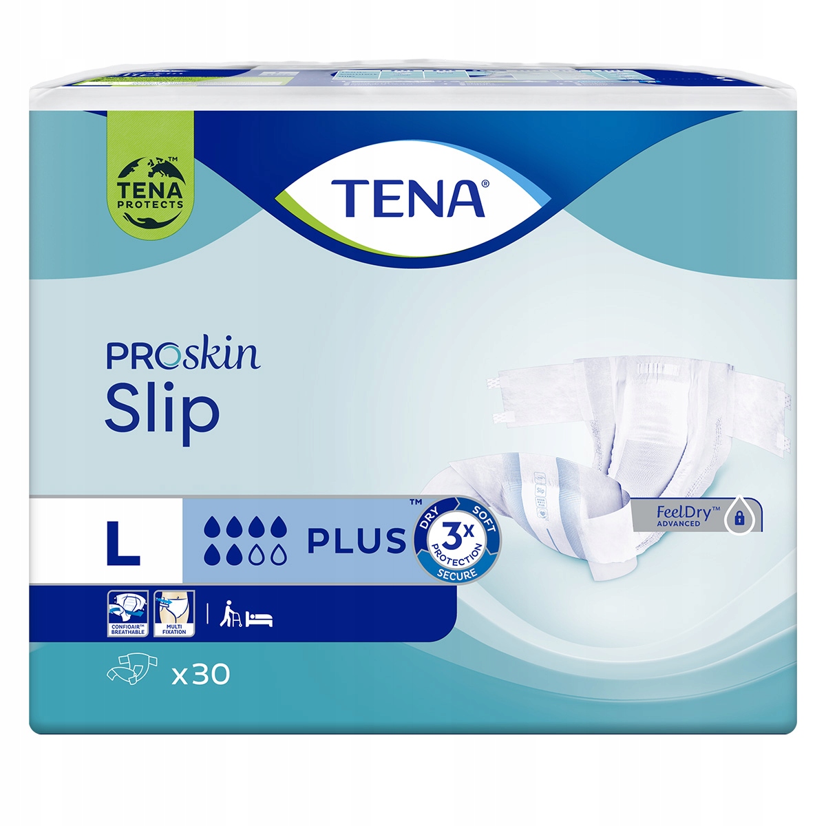 pieluchomajtki tena slip plus large 30 sztuk