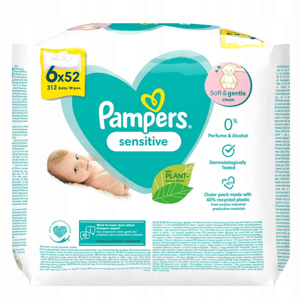 pampers mokre chusteczki