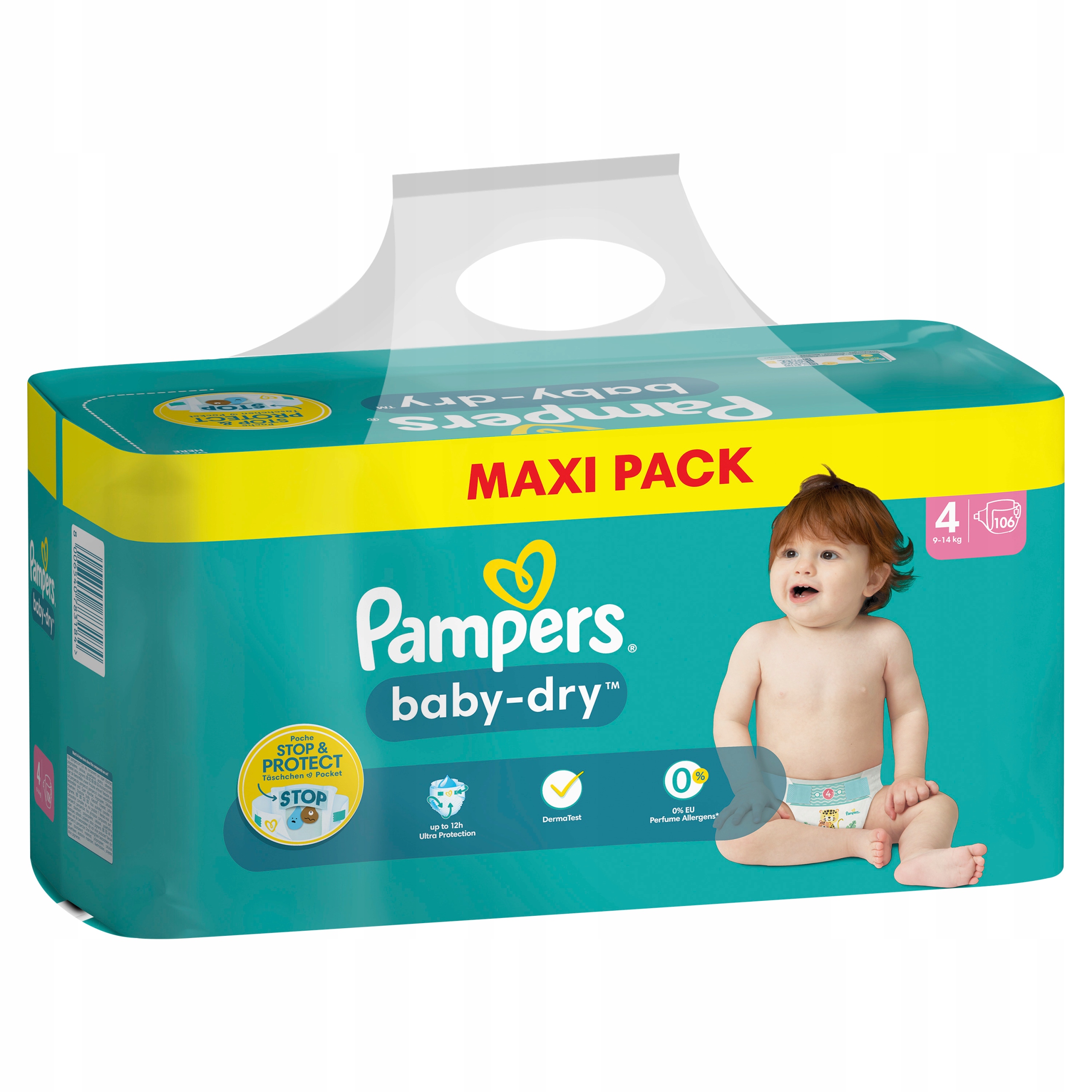 pampers active baby-dry 4 maxi 49 sztuk