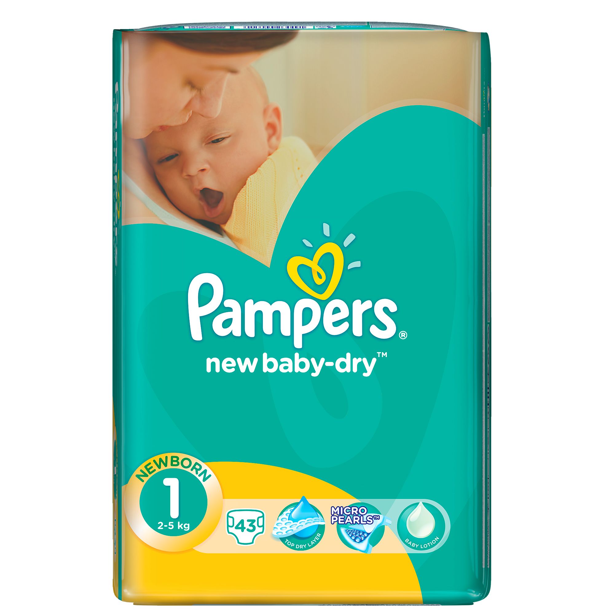 pampers new baby dry 1 43 cena