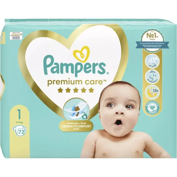 pampers premium care rozmiar 1 cena