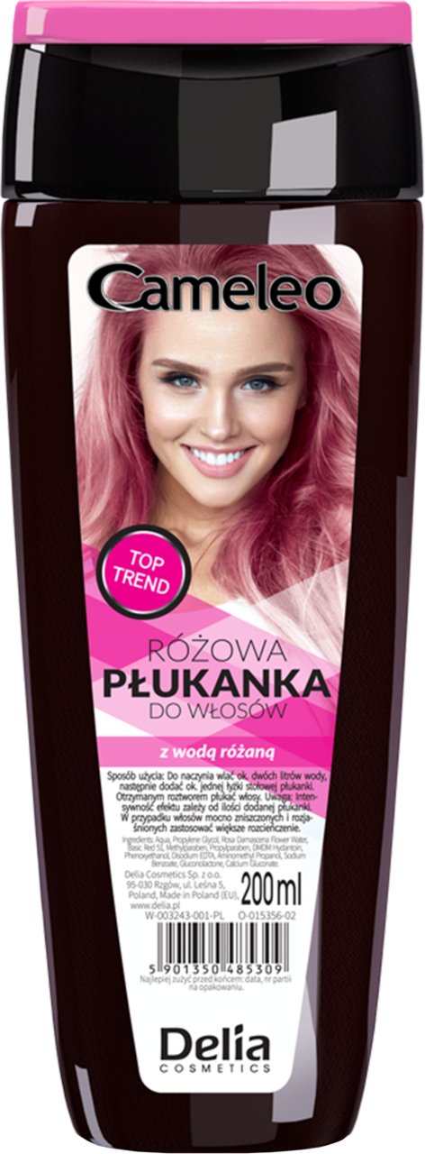 szampon do włosów z różową płukanką rossmann