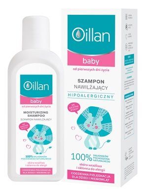 oillan baby szampon nawilżający od urodzenia 200ml