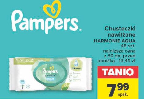 chusteczki nawilżane dla niemowląt pampers auchan cena