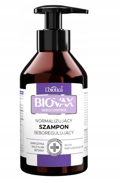 biovax szampon do wlosow przetluszczajacych