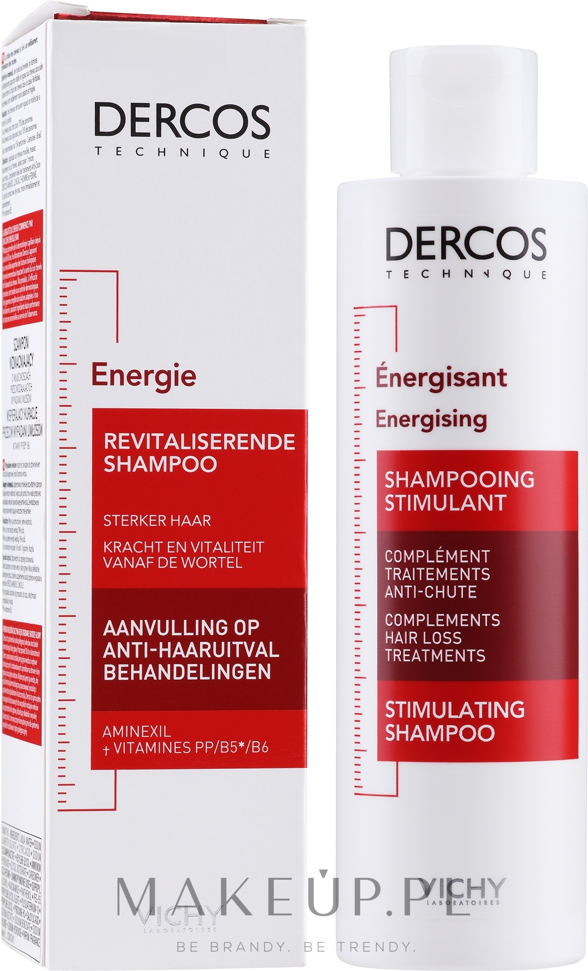 vichy dercos wzmacniający szampon przeciwdziałający wypadaniu włosów opinia