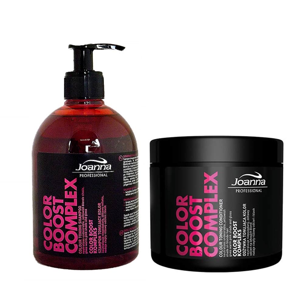 joanna color boost complex szampon tonujący różowy