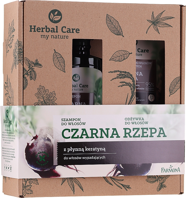 herbal care czarna rzepa szampon do włosów 330 ml