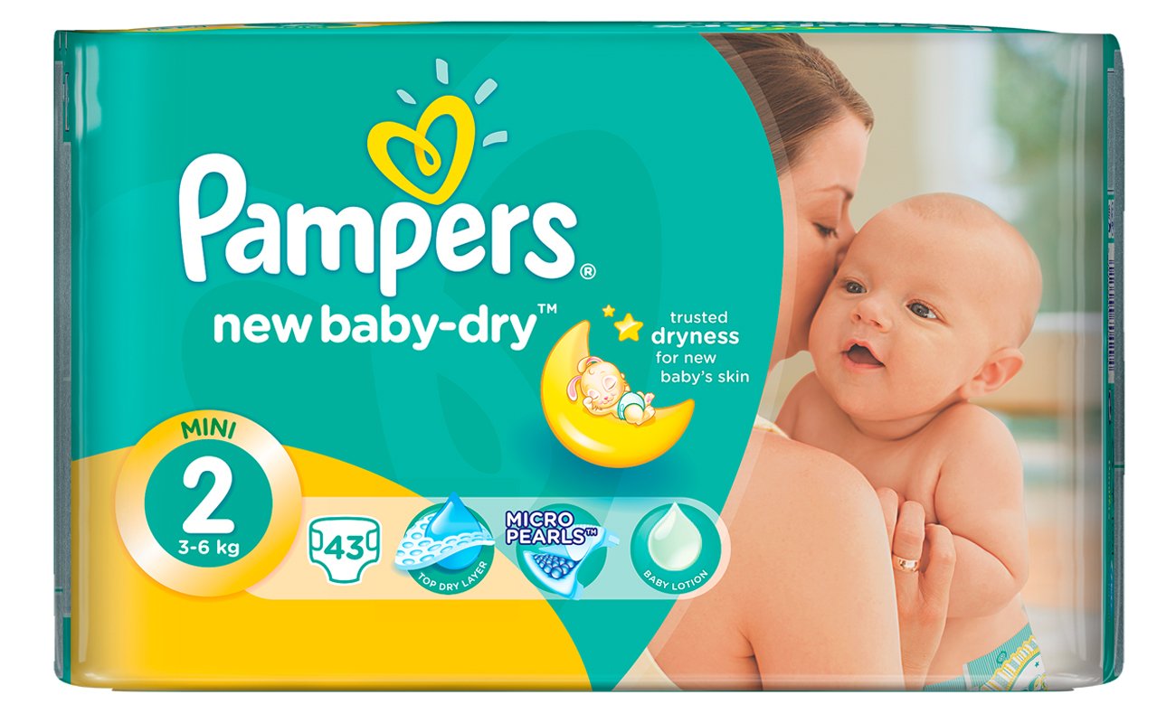 pampers newbaby-dry pieluchy rozmiar 2