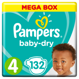 pampers 4no mega box