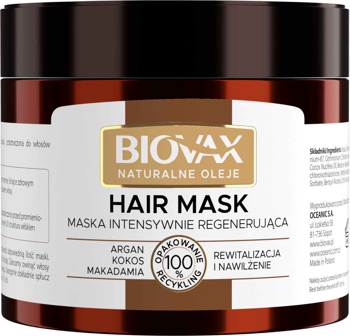 biovax maska do włosów zniszczonych