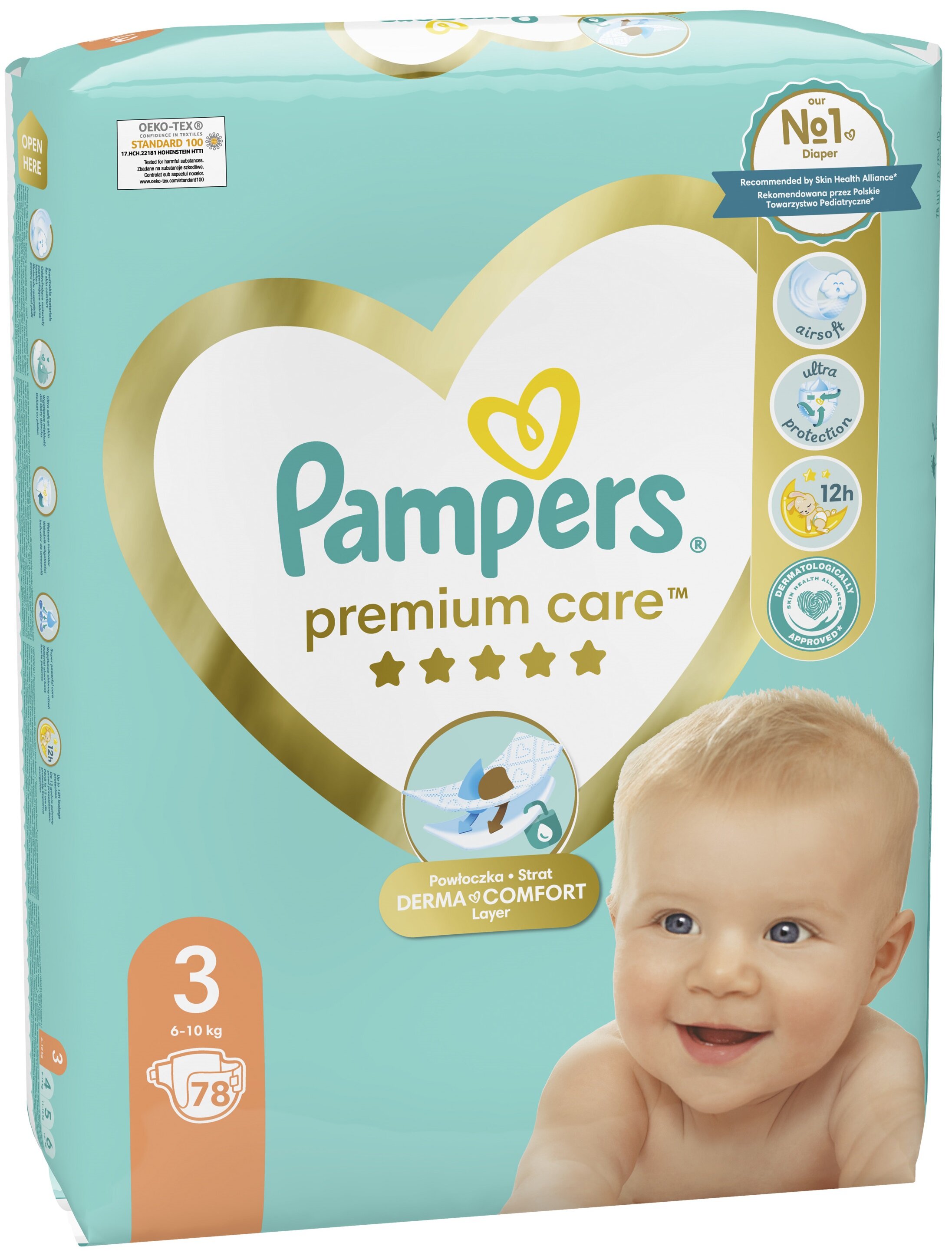 pieluchy pampers premium care 3 rossman