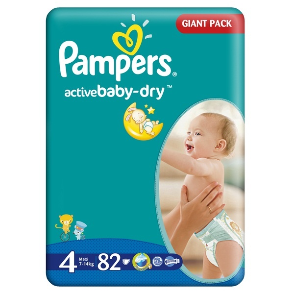 pampers active baby-dry 4 maxi 49 sztuk