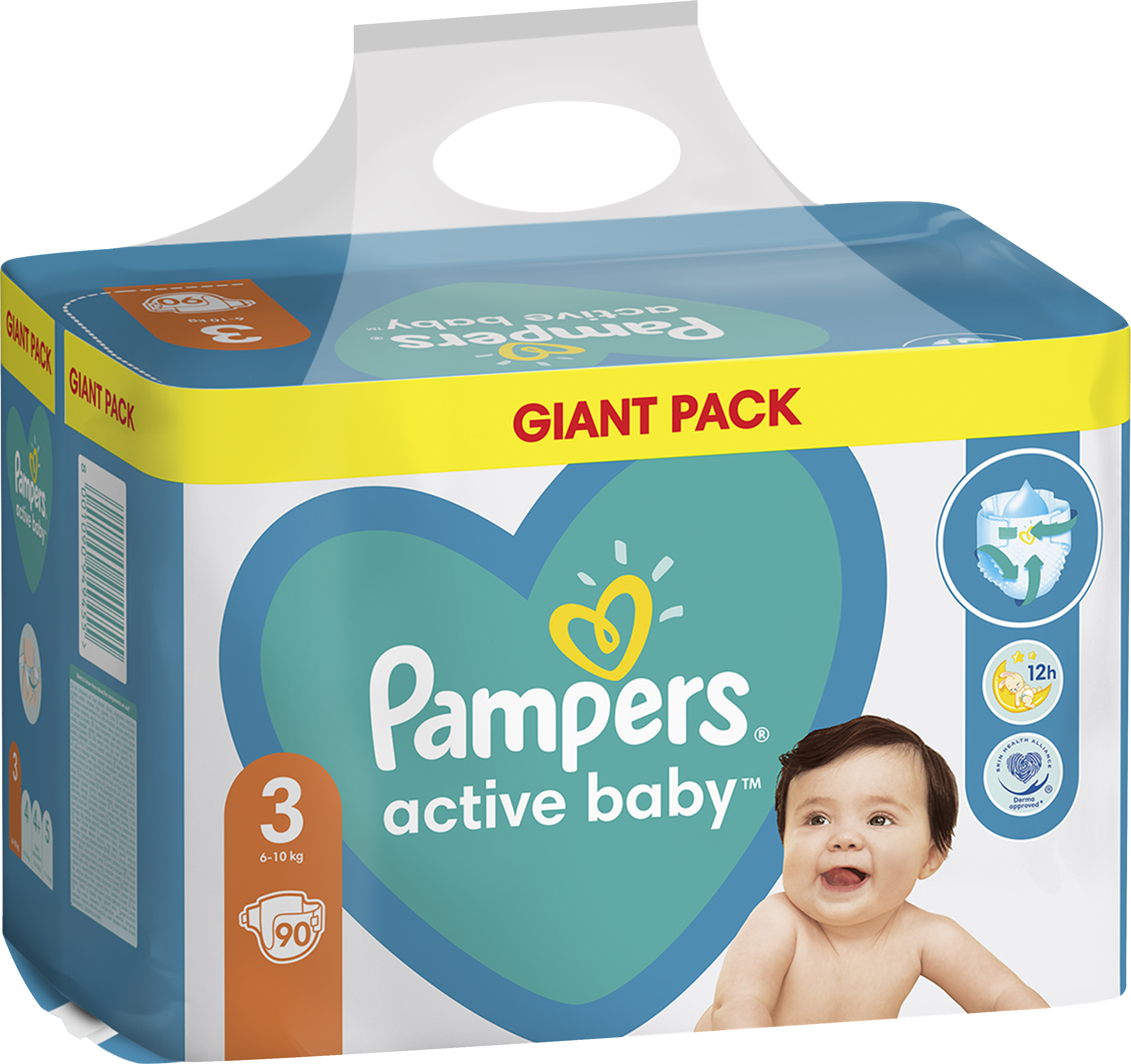 pampers active baby 3 90 szt