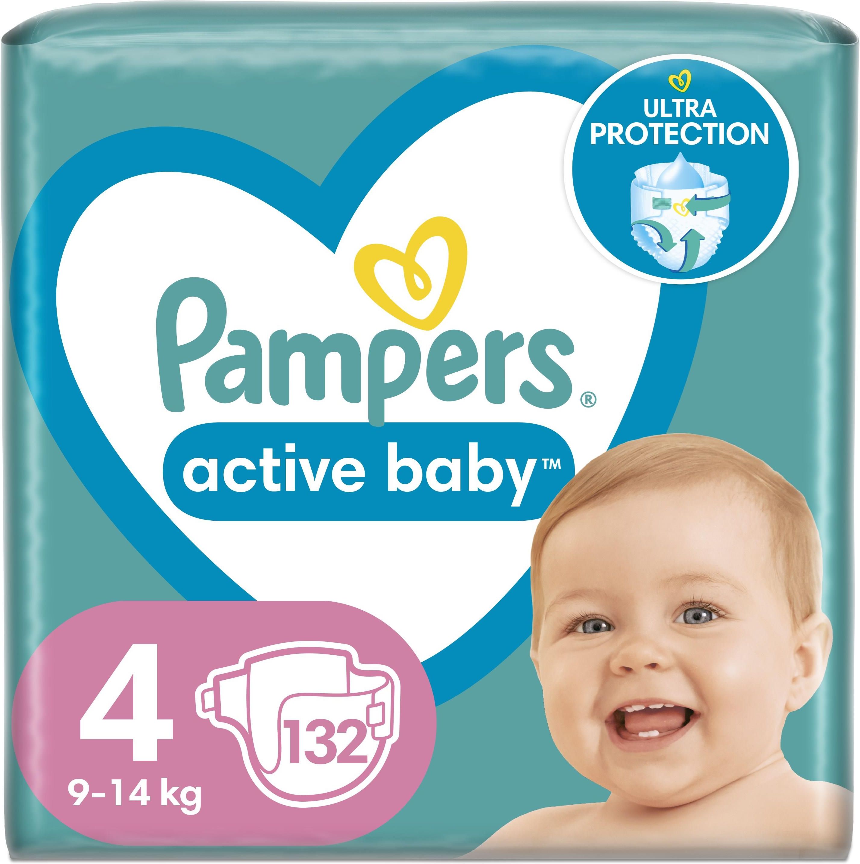 pampers active baby 4+ waga