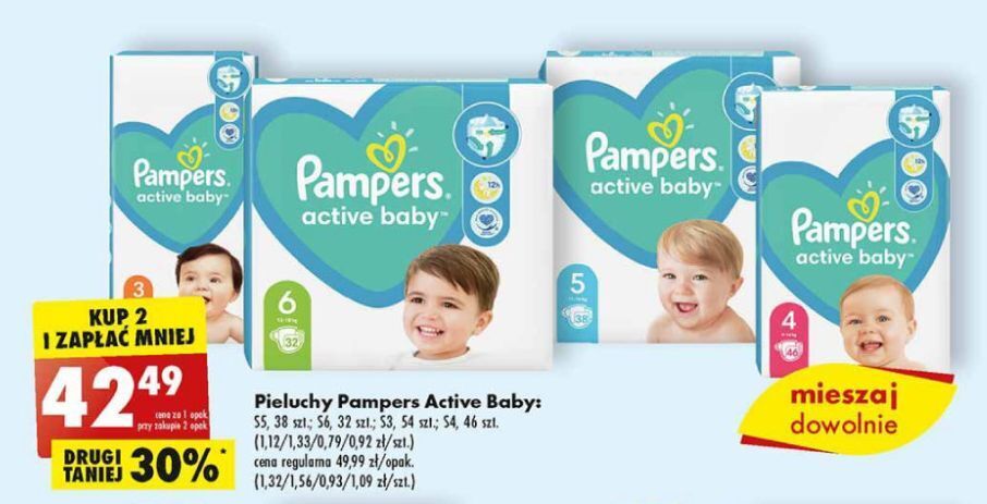 pampers active baby 6 biedronka