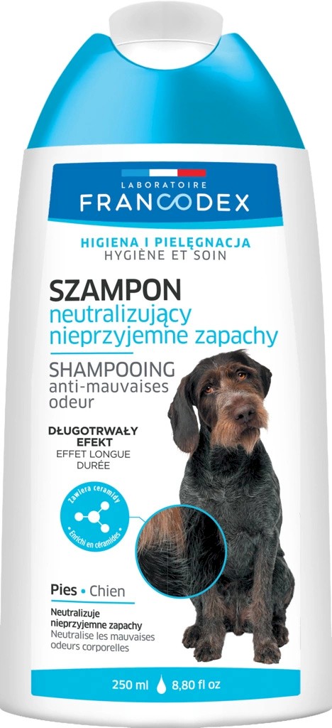 szampon dla psa o zapachu czekolady