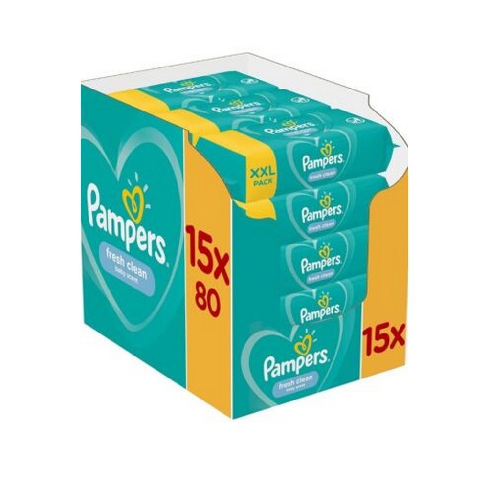 pampers chusteczki fresh clean a natural clean