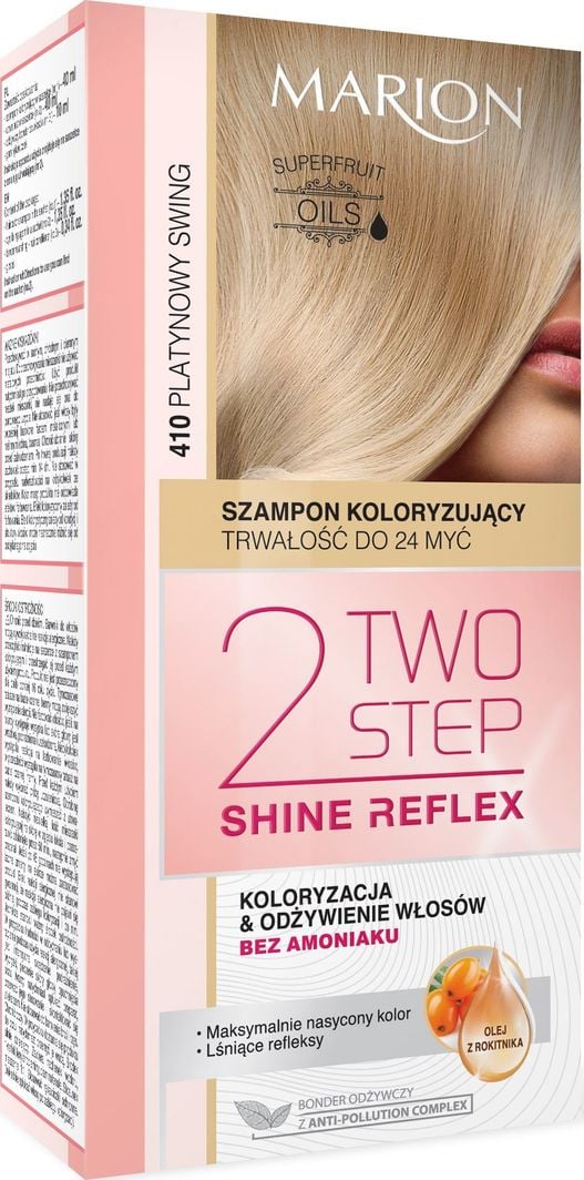 marion szampon koloryzujący two step shine reflex