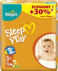 pampers pomarańczowej