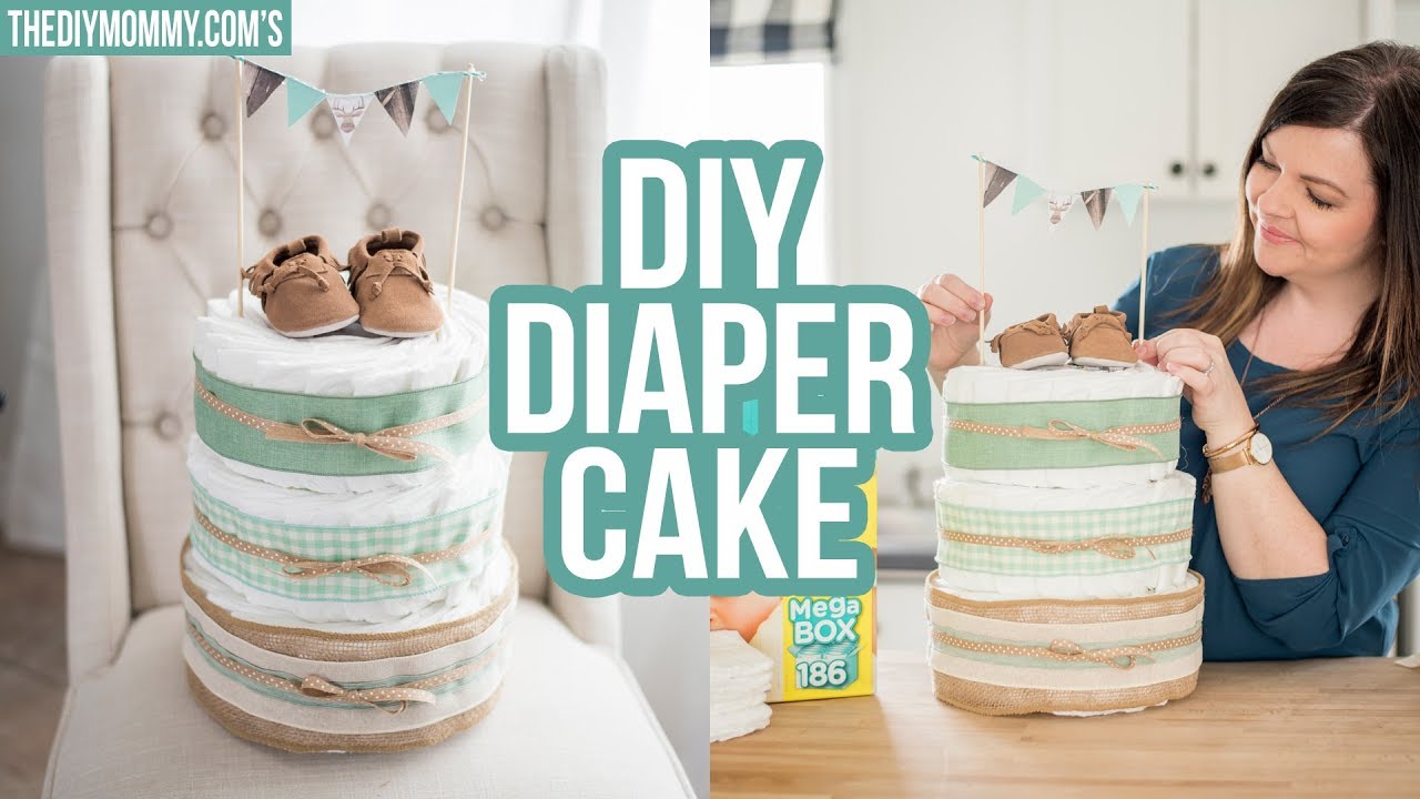 pampers cake diy