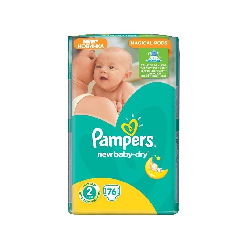 pampersy pampers 3 76szt