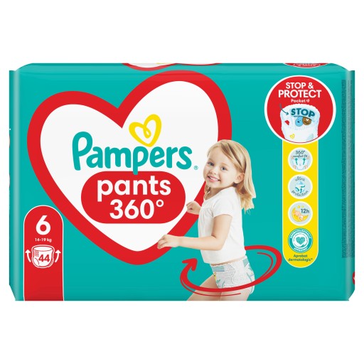 pampers pants chłonne kanaliki