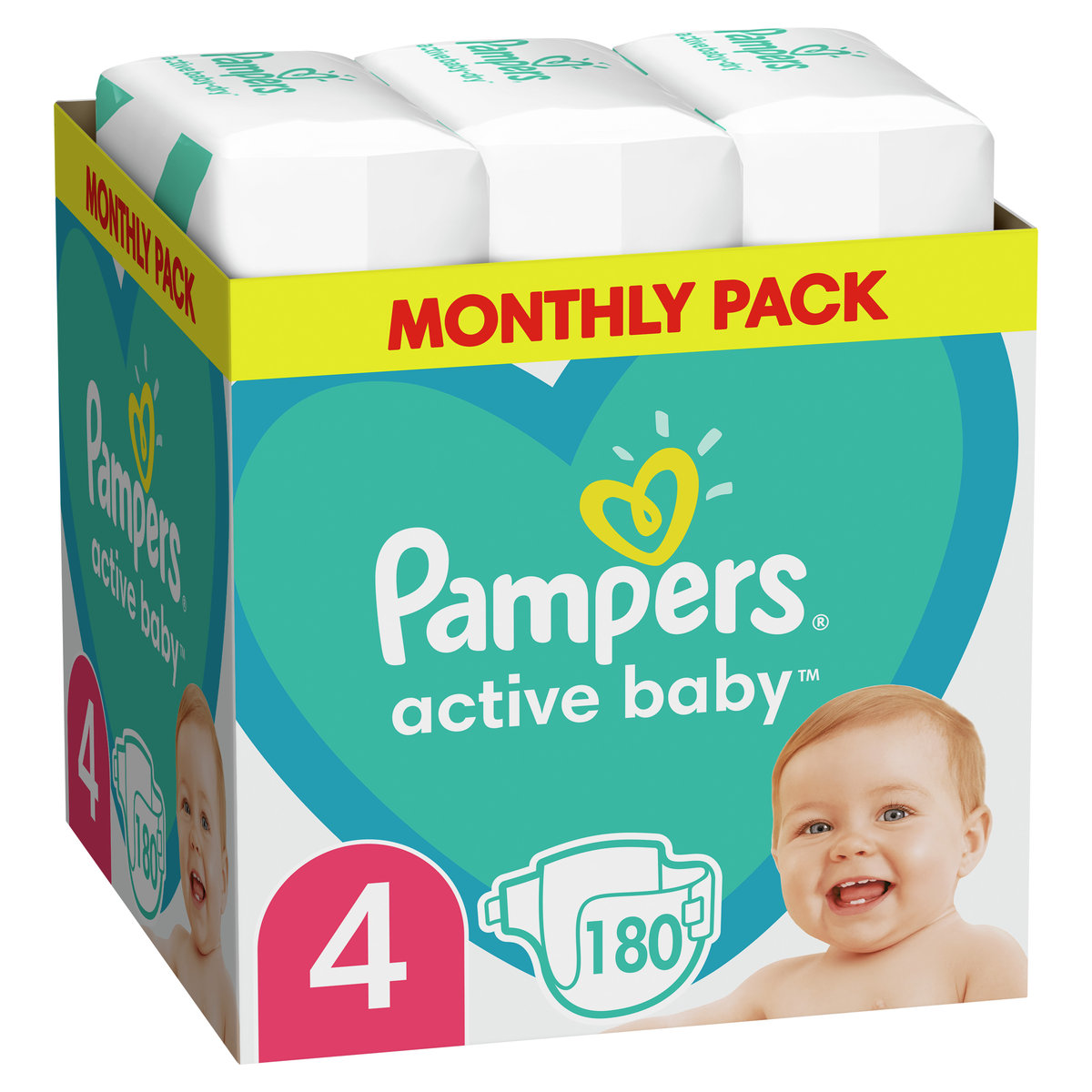 pampers active baby rozmiar 4