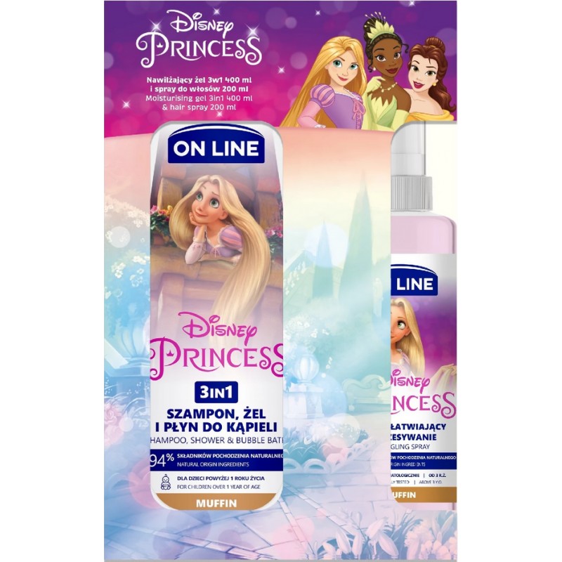 zel i szampon dla dzieci princes