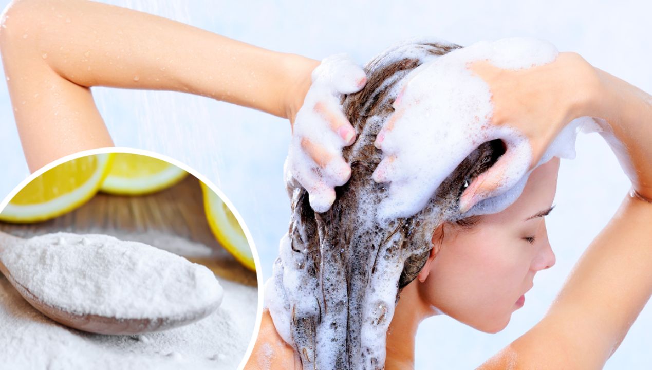 domowy szampon do włosów z sody oczyszczonej