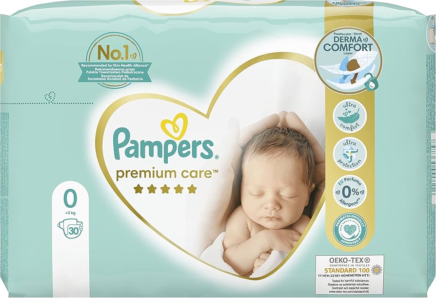 przedziały wagowe pieluch pampers