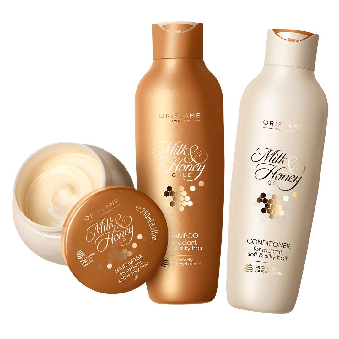 szampon do włosów oriflame milk & honey gold