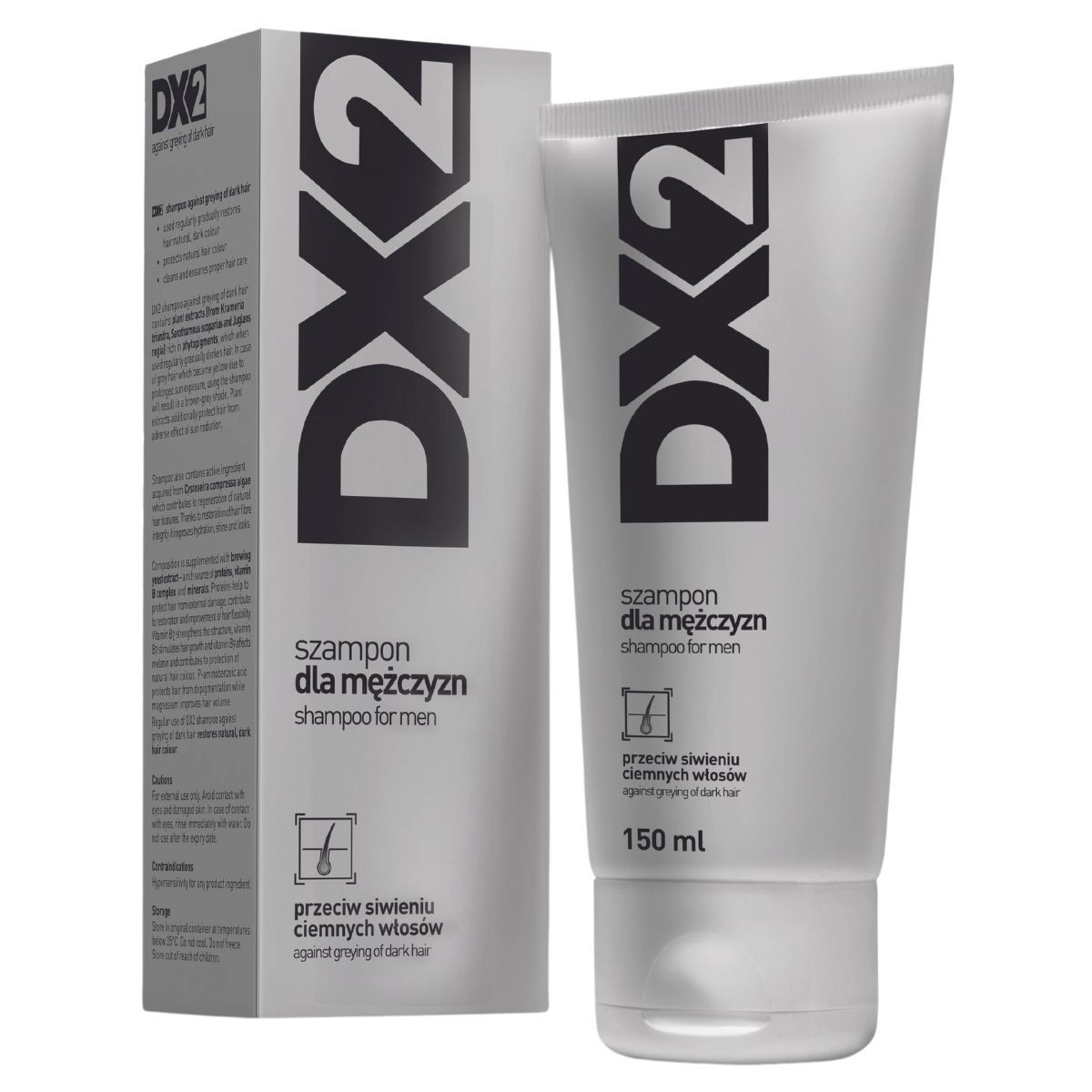 szampon do farbowania włosów dx2 przeciw siwieniu